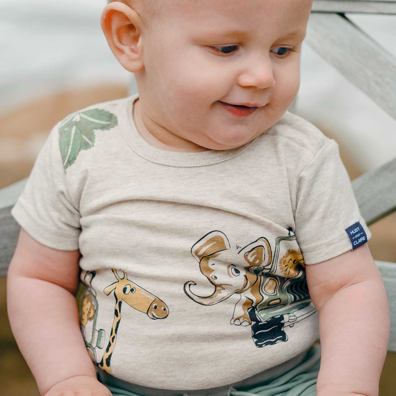 Safari-Tier Body Kurzarm