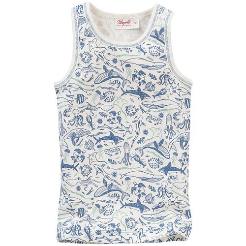 Unterhemd People Wear Organic Strick ohne Arm Motiv