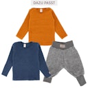 Vorschaubild Babyhose Wollplüsch breite Bündchen