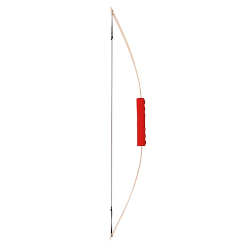 Minibogen aus Holz mit 3 roten Pfeilen 70 cm Bogen 5-7 Jahre