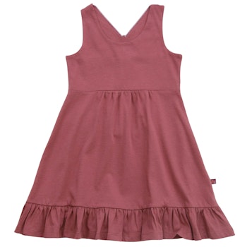 Kleid Schmetterling-Aufnäher altrosa