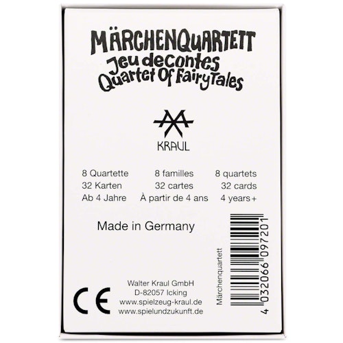 Märchen Quartett - Kinder Kartenspiel 4-99 Jahre