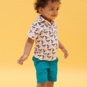 Vorschaubild Kurzarm Poloshirt Frottee Wal-Details