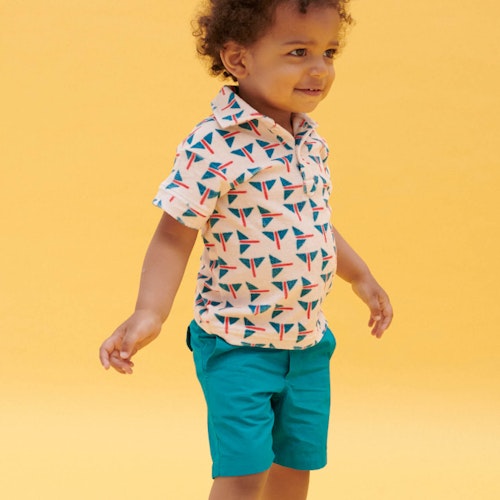 Kurzarm Poloshirt Frottee Wal-Details