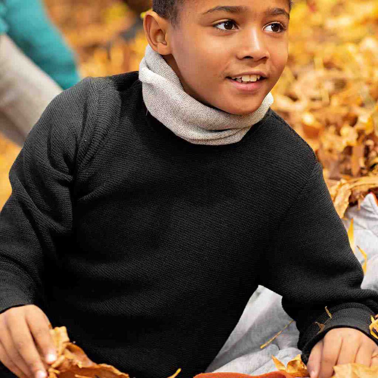 Edler Linksstrick-Pullover