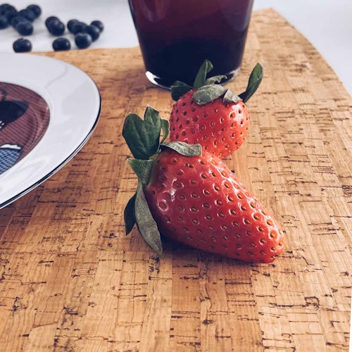 Schreibtisch- und Malunterlage aus Kork natur