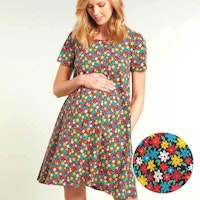 Leichtes Damen Umstandskleid Gänseblumen