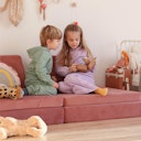Vorschaubild Funzy Spielsofa 4-teilig Altrosa