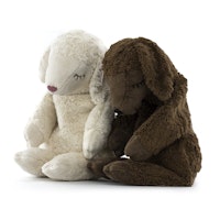 Schaf Kuscheltier & Wärmekissen Kirschkerne