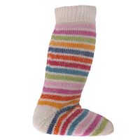 Socken Hirsch Natur Wolle