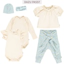 Vorschaubild Kurzarmbody Puffärmelchen elastischer Kopfbereich