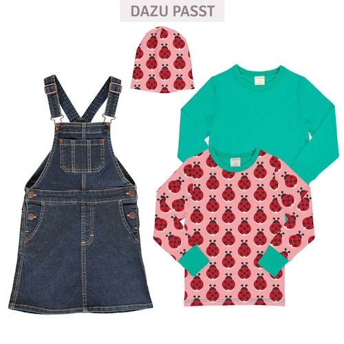 Jeanskleid mit Latzträgern