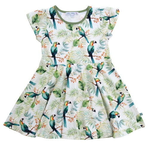 Flatterkleid kurzarm