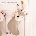 Vorschaubild Nikolaus Stiefel zum Befüllen Rehkitz silbergrau