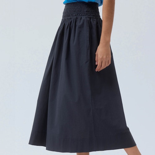 Leichter Damen Midirock