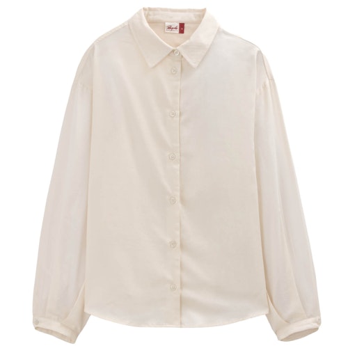 Edle Damen Satinbluse