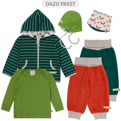 Wende Schlauchschal Fleece dunkelgrün