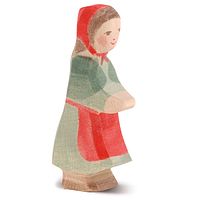Rotkäppchen Holzfigur 9 cm