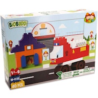 Bio Bausteine Set ab 18 Monaten – Feuerwehrstation