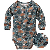 Edler Jersey Langarmbody Blümchen