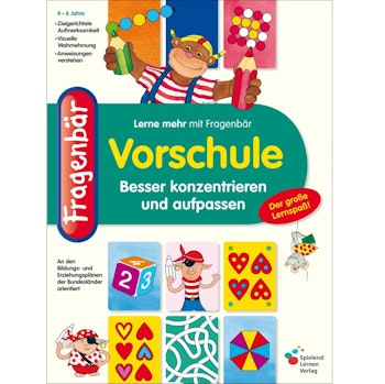 Konzentrationsübung ab 4 Jahre Mitmachbuch