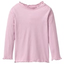 Vorschaubild Geripptes Langarmshirt Stehkragen