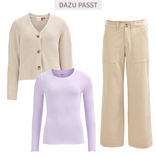 Kurze Damen Strickjacke
