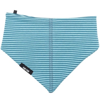 Dreiecktuch Druckknopf Streifen blau