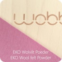 Vorschaubild Wobbel original Board Filz pink 90 x 30 cm transparent