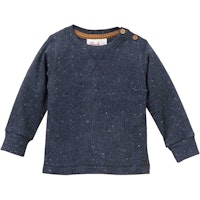 Langarmshirt in Rippoptik