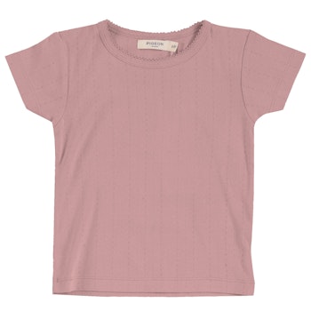 Mädchen T-Shirt Pointelle rosa