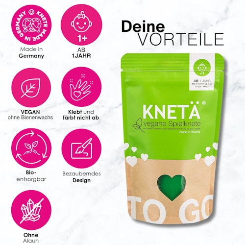 KNETÄ® Set aus Knete, Stempeln und Rolli