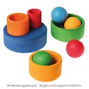 Vorschaubild Holzschalen Set ab 1 Jahr blau