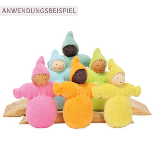 Pastell Taschenzwerge 6-Teilig
