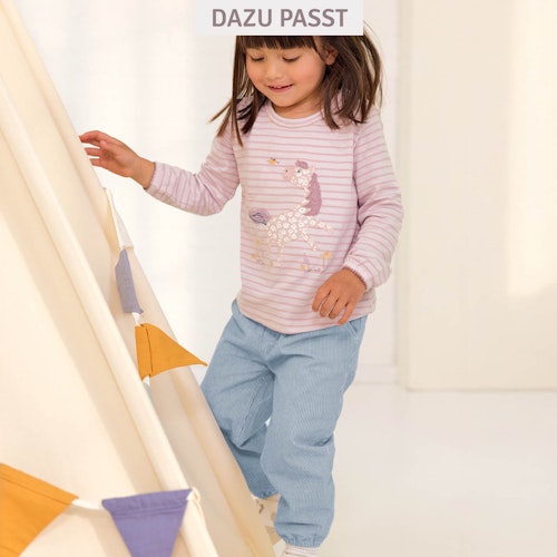 Süßes Langarmshirt Frühlingsprint