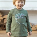 Vorschaubild Langarmshirt Bagger-Druck