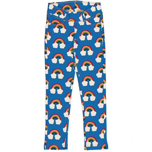 Sweat Treggings bequem Regenbogen