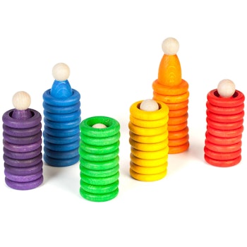 Nins®, Rings & Coins bunt – 60 tlg. Set ab 18 Monaten