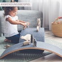 Vorschaubild Wobbel Board Filz original rost braun 90 x 30 cm transparent