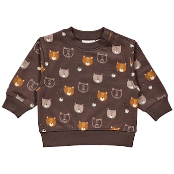 Baby Sweat Pullover Bärchen braun
