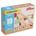 Vorschaubild Verbindungsstücke Holzeisenbahn Basis-Set 8 Teile