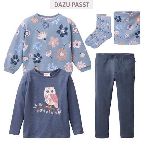 Weiches Sweatshirt Blumen