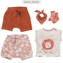 Vorschaubild Leichte Shorts Sommerwiese hellrosa