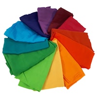 12 Farbkreistücher 80x80 cm