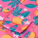 Vorschaubild Langarmshirt mit Shorts Orangen-Motive
