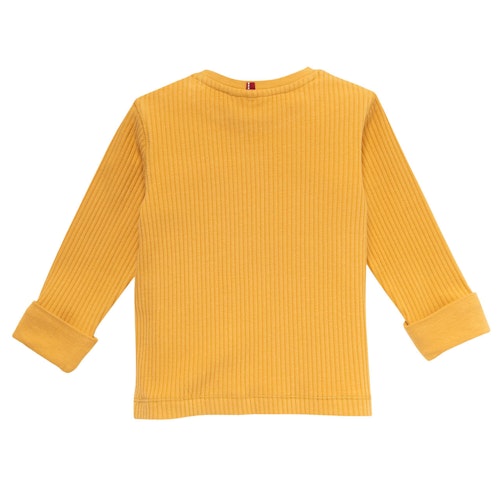 Edles Rippe Langarmshirt