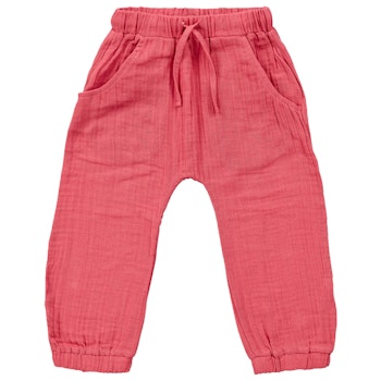 Leichte Musselin Hose beere
