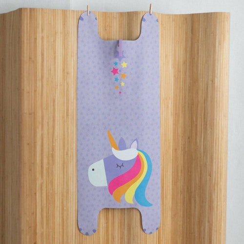 Kinder Yogamatte Emmi das Einhorn, 155 x 60 cm