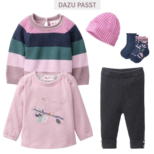 Bequeme Strickhose Rippstrick