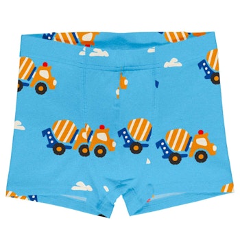 Boxershorts Betonmischer blau